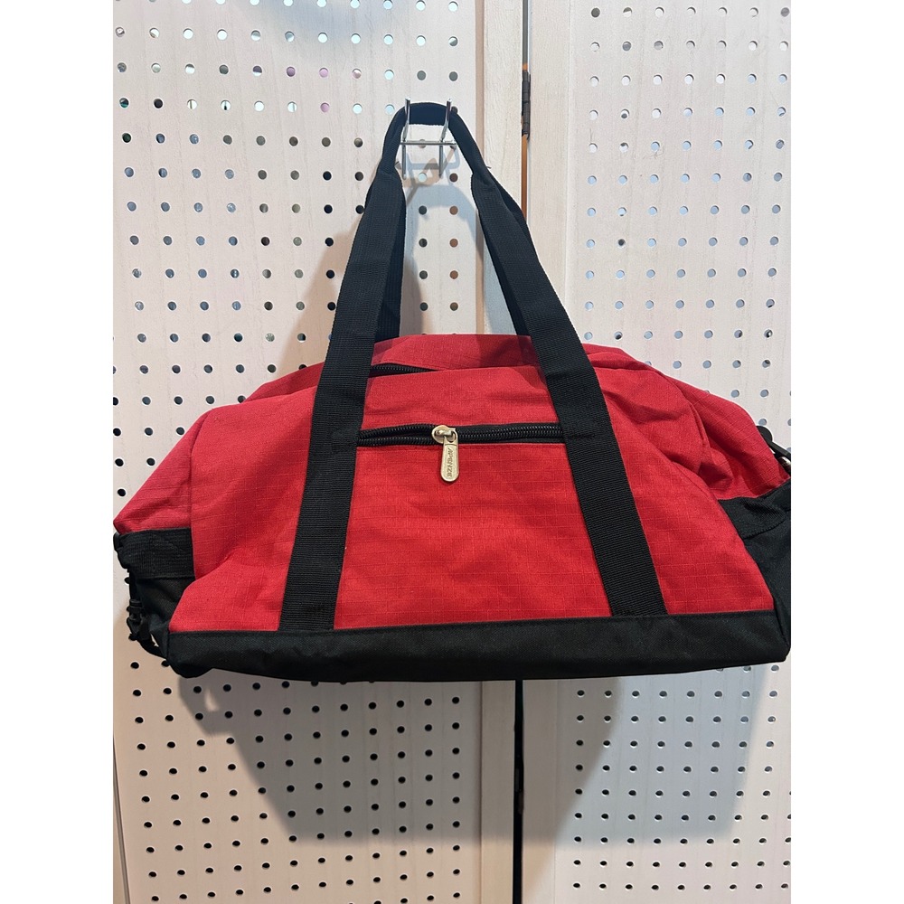Red Aprenze Duffle Bag Small Travel Gym Carry On Luggage Tote‎